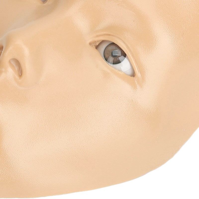 Makeup Practice Face with Plastic Stand 5D Silicone Full Face