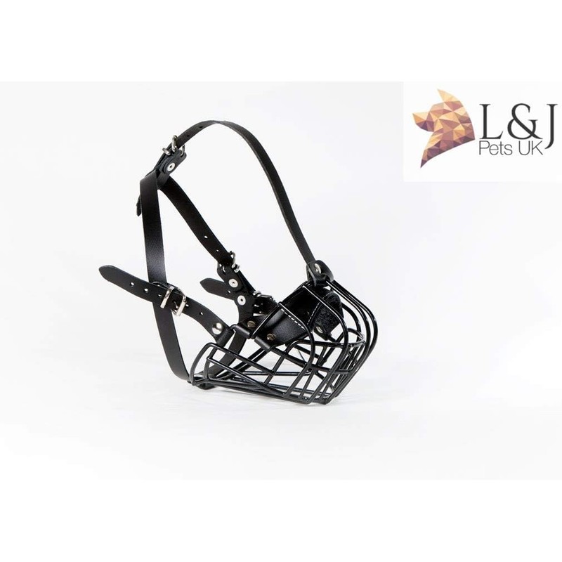 Strong Metal Wire Basket Dog Muzzle for American Bully (BA,