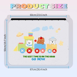 OFF WE GO Sonnenschutz Auto Baby mit UV Schutz Universal Sonnenblende Seitenscheibe Vorhang 2 Stück Autofenster Sonnenschutz für Kinder Haustiere Sichtschutz Auto Fenster Verdunkelung, Züge