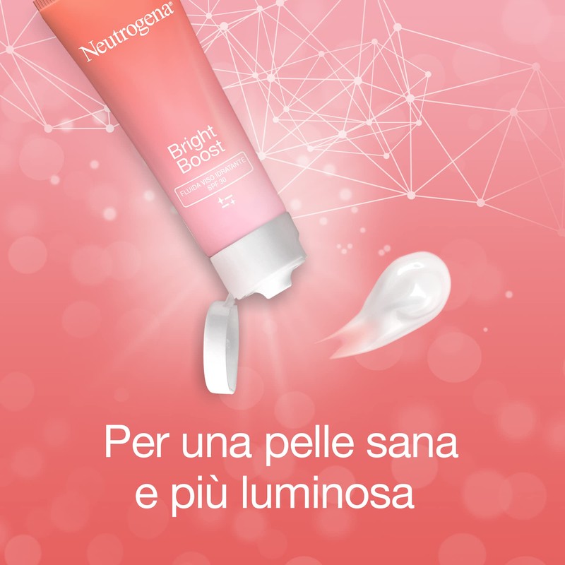Neutrogena Bright Boost Face Cream Gel, Bianco 50.00 ml (Pack