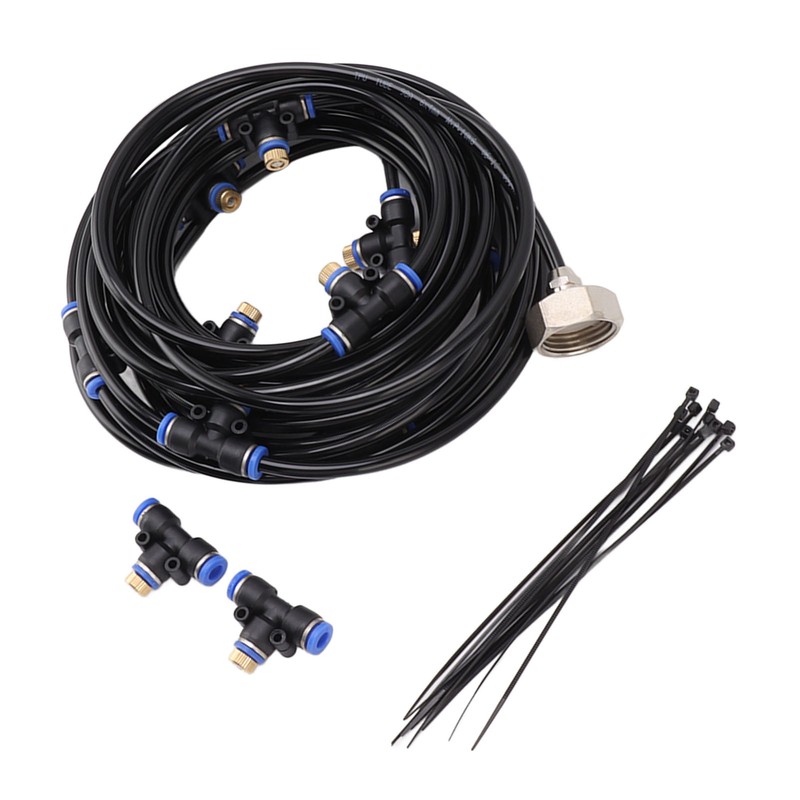 Patio Misting Cooling System Backyard Greenhouse Water Mist 8m 26ft
