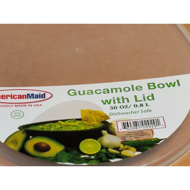AmericanMaid American Maid Guacamole Bowl w/ Lid 30 oz Dishwasher