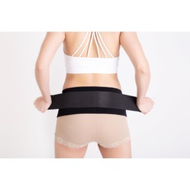 Baby Belly Band - Pregnancy & Maternity Belt With Medium Compression Groin Band - For Back, Hernia, and Pelvic Floor Pain - Medium