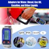 Turbine Flow Meter 3/4" inch Digital LCD Display with NPT