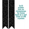 Unbranded hotfix iron on rhinestone transfers, Bling for bows, rhinestone