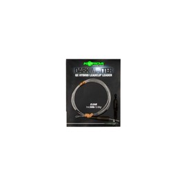 Korda Dark Matter QC Hybrid Leadclip 1m Leader 30lb: Clear