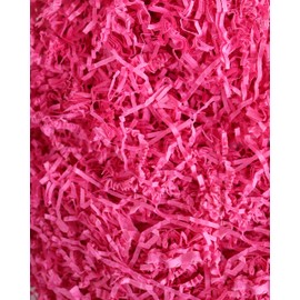 MagicWater Supply - 2 LB - Raspberry - Soft & Thin Crinkle Cut Paper Shred Filler great for Gift Wrapping, Basket Filling, Birthdays, Weddings, Anniversaries, Valentines Day, and other occasions