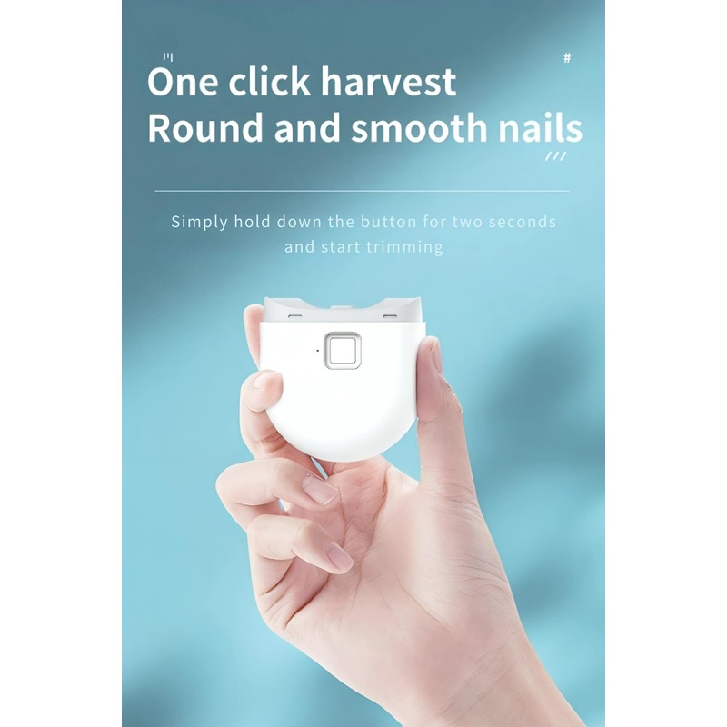 Automatic Electric Nail Clipper, 2 Speed Fingernail Trimmer, Electric Nail
