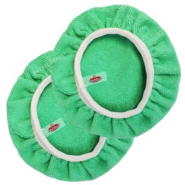 Detail Direct 6-Inch Polishing Bonnet, Microfiber Buffing Bonnet for Dual Action Orbital Polishers (2-Pack)
