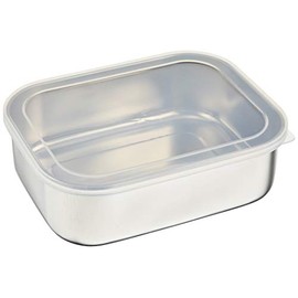 Sudokyo SUS430 18-0 Stainless Steel Square Freezer, Large