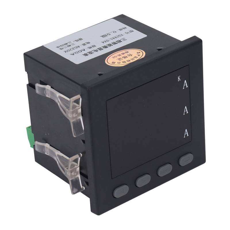 3 Phase Current Meter LED Digital Display Ammeter Programmable Intelligent