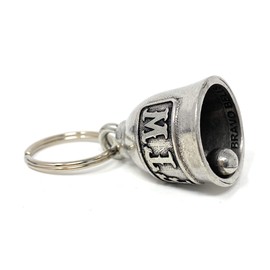 Bravo Bells FTW Bell - Biker Bell Accessory or Key Chain for Good Luck on The Road (Forever Two Wheels)