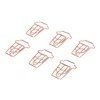100pcs Paper Clips Innovative Cute Rose Coffee Cup Shape Reusable