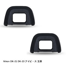 2pcs JJC DK-21 DK-23 Eyecup Eyepiece Nikon D750 D610 D600 D7200 D7100 D7000 D90 D80 D70S D70 D60 D300 D300s D200 D100 D100 D100 5100 D5000 Compatible DK-21 DK-23 Eyepiece