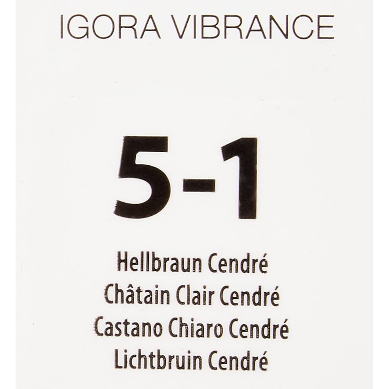 Schwarzkopf Igora Vibrance 5-1 Light Brown Cendré