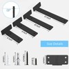 Shelf Brackets Floating Shlef Brackets 12-Inch 6-Packs, 1/5-Inch Thick Heavy