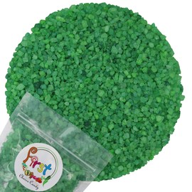 FirstChoiceCandy Rock Candy Crystals 2 Pound Bulk Bag (Green Lime)