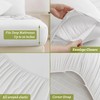 N&Y HOME StretchSnug Sheets Set Twin Size - Stretchy Sheets