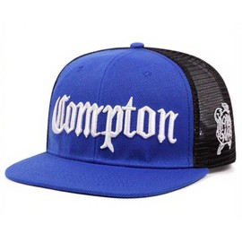 sproutsy Men's Hat, Mesh Cap, Trucker Cap, Baseball Cap, Outdoor Sunshade, Summer, Compton, blue