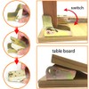 Pack of 4 Self-Locking Folding Hinge, Hinges for Table Legs,