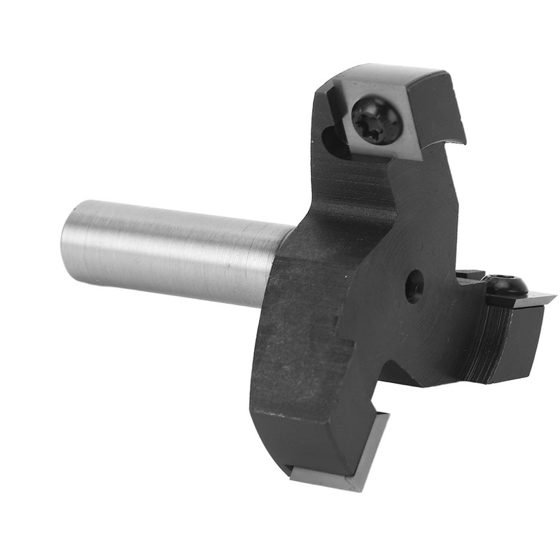 1/2in Shank Insert Style Spoilboard Bit 3 Blade T Shaped