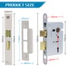 DIDA® 3 Lever Mortice Sashlock Polished Chrome Mortice Locks Sashlocks