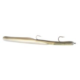 BerKley PowerBait Eel Saltwater Fishing Soft Bait, Greeny, 8in
