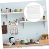 KICHOUSE Wall-Mounted Pegboard Storage Panel Multi-Functional Organizer for Garage Kitchen