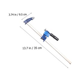 Gatuida Heavy Duty Clamp for Woodworking Ergonomic Grip Design Quick Button Essential Tool for DIY Carpentry Bar Clamp