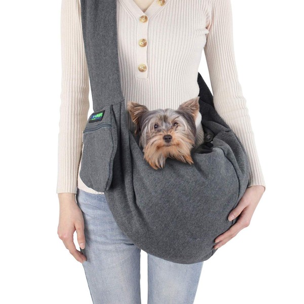 JESPET Comfy Pet Sling for Small Dog Cat with Adjustable