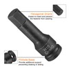 sourcing map 15mm Hex Impact Bit Socket H15 1/2" CR-MO