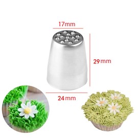 Set of 3, Montblanc Tips, Squeezing Tips, Cake Decoration, Confectionery Supplies, Stainless Steel (Set of 3)