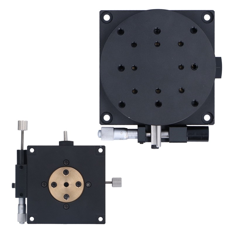 Manual Rotating Linear Stage Sliding Table Rough Tuning 360° with