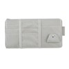 OHAOLYLE Car Sun Visor Organizer,Multi-Pocket Sun Visor Pouch,Leather Car Sun