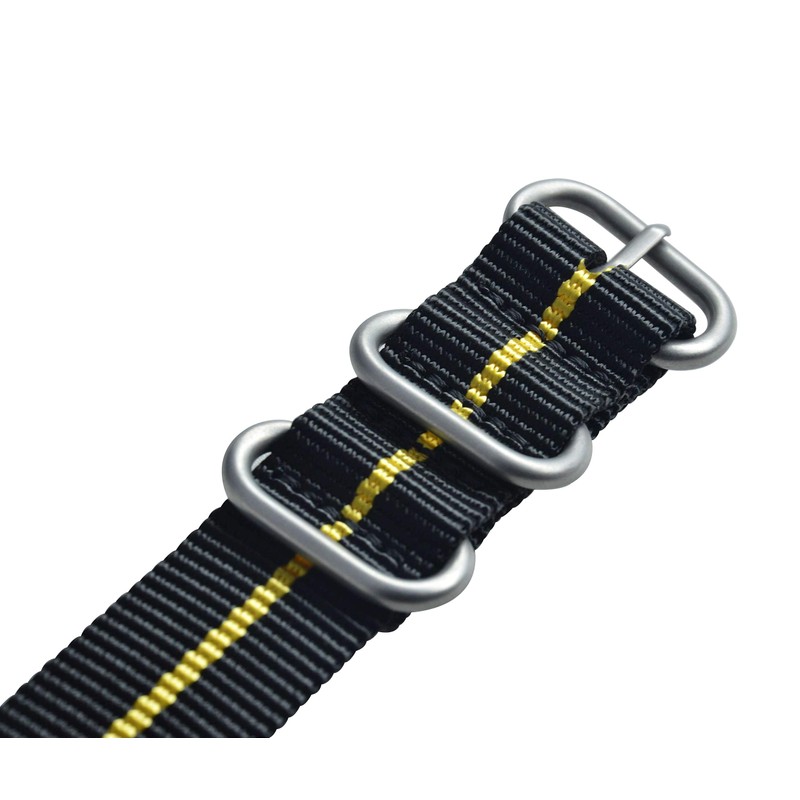 [MZBUTIQ] Nylon Watch Band Replacement Thick 3 Rings (18mm, 19mm,