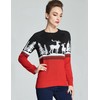 Camii Mia-Ugly-Christmas-Sweater-for-Women-Holiday Funny Sweaters Pullover Crew Neck (3X-Large, Red (904))