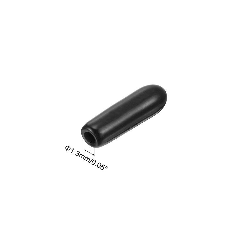 sourcing map Rubber End Caps, 240Pcs Round Screw Thread Protector