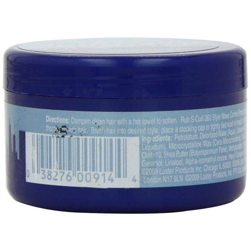 Lusters S-Curl 360 Wave Control Pomade 3 Ounce (88ml) (6