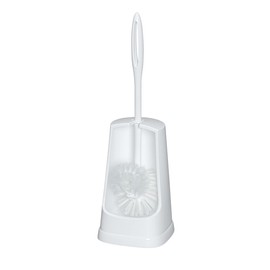 Wenko 19606100 Toilet Brush with Two Brushes White