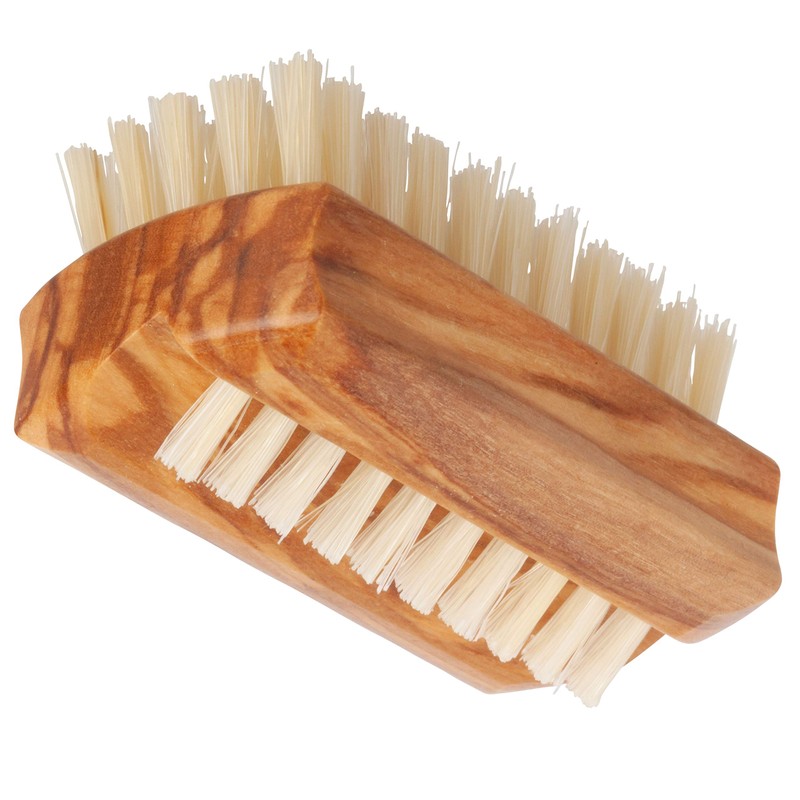 Redecker Olive Wood Nail Brush (Pig Hair)