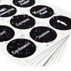 Talented Kitchen Spice Labels Stickers - 144 Round 1.5-Inch Water-Resistant
