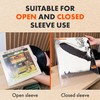 50x 12 Inch Standard Outer Vinyl Record Sleeves | Crystal