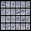 24 Pieces Flower Stencils Bird Sunflower Butterflies Spring Summer Stencils