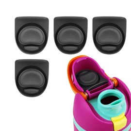 VONNST 2/4pcs Bottle Replacement Plug, Silicone Bottle Gaskets Stainless Steel Insulated Water Bottle Replacement Stopper Water Bottles Top Lid (4)