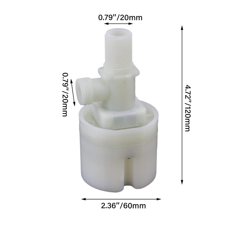 RDEXP Automatic ABS Plastic 1/2"" Inlet Type Water Level Control