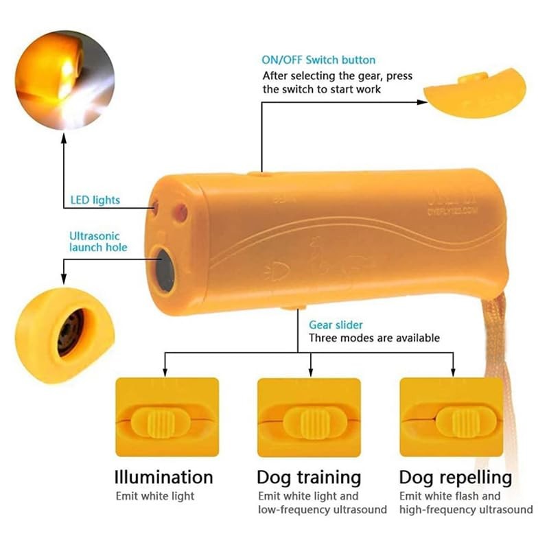 Anti Bark Device Ultrasonic Dog Barking Control Stop Repeller Trainer