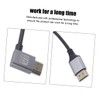 Parliky Aluminum Alloy Monitor Cable Sturdy Right Angled Male to