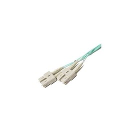 FCD - 4M OM3 SC SC Fiber Optic Cable | 10Gb Duplex 50/125 SC to SC Multimode Jumper 4 Meter (13.12ft) | Length Options: 0.5M-300M | 1g 10g 40gdx mmf 10gbase sfp+ Aqua ofnr lommf sc-sc
