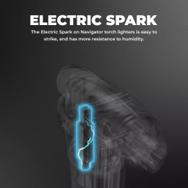 MK Maverick Hue Torch Lighter – Refillable, Flame Lock, Lighters | Pack of 16