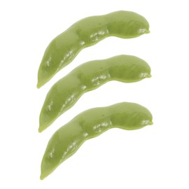FELTECHELECTR 3pcs Edamame Car Decoration Easy Install Edamame Exterior Stickers Durable Car Decor Accessories for Model Y Distinctive Shape Stickers